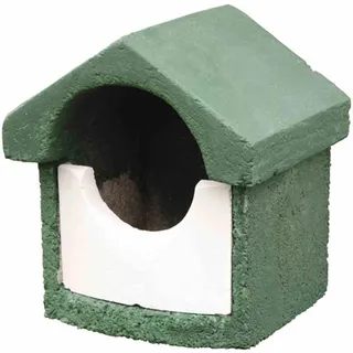 CJ Wildlife Nistkasten Holzbeton Grün 19 cm x 24 cm x 17,5 cm