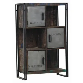 None Kommode, Braun, Holz, Metall, Mangoholz, massiv, 90x140x40 cm, Wohnzimmer, Kommoden & Sideboards, Kommoden