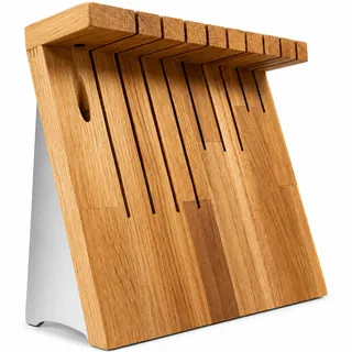 Messerblock ohne Messer Eiche/Edelstahl | Knife Block without Knives