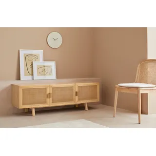 LeGer Home by Lena Gercke Lina Lowboard 140 cm Beige Holzwerkstoff