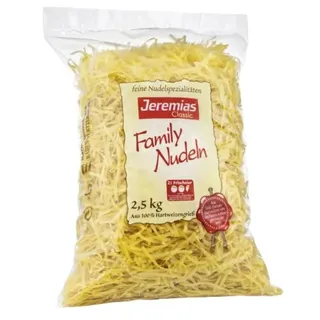 jeremias® Family Bandnudeln 4 mm 2,5 kg, 1 St.