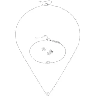 GIORGIO MARTELLO MILANO GIORGIO MARTELLO MILANO, Schmuckset »Schmuckset Schmuckset 3-teilig mit Zirkonia, Silber 925« (), silberfarben