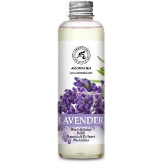 Raumduft Nachfüllflasche Lavendel 200ml - Nachfüller mit Naturreinem Ätherischen Lavendel Öl - Intensiv & Langanhaltend Aroma Natürlich - Refill Raumduft Lavendel