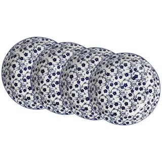 Ritzenhoff & Breker Suppenteller 20,5 cm blau/weiß 4er Set