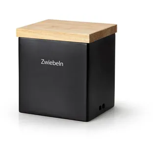 Continenta Vorratsdose rechteckig schwarz 18 x 15,5 x 20,5 cm 0,8 l