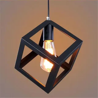 Chrasy Kreative LED Hängeleuchte Pendelleuchte Retro Edison Hänge Deckenbeleuchtung für Esstisch Schlafzimmer Wohnzimmer Küchen 1X E27 Max. 60W