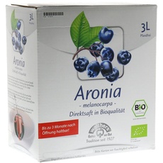 Walthers Bio Aronia Muttersaft (Direktsaft), 1er Pack (1 x 3 l Saftbox)