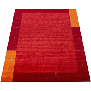 Paco Home Hochflorteppich 80/150 cm Gabbeh 309 , Terracotta , Textil , Rechteckig , 80x150 cm , strapazierfähig, für Fußbodenheizung geeignet , Teppiche und Böden, Teppiche, Hochflorteppiche & Shaggys