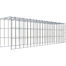 Bild Gabione, silbergrau, Maschenweite 5 cm x 10 cm