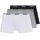 Langer Boxer 3 Einheiten Grau Schwarz Weiß XL