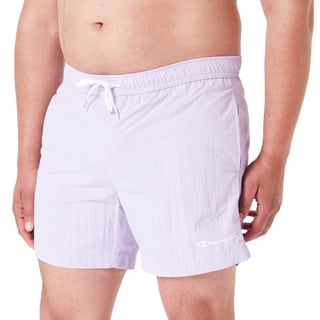 Champion Herren Legacy Beachshorts Ac Small Logo Badehose, Lavendel, L