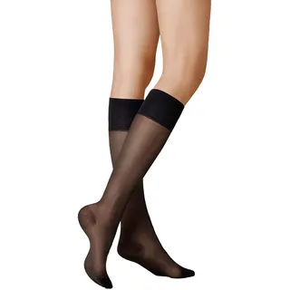 Kunert Super Control 40 Kniestrümpfe Damen 1 Paar Schwarz 35-38