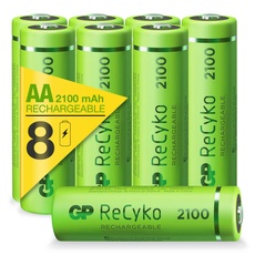 Bild von Batteries GPRCK210AA086C4 Mignon (AA)-Akku NiMH 2100 mAh 1,2V, 8St.