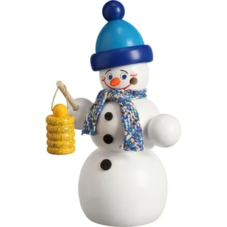 Räucherfigur Schneemann mit Laterne BxHxT 8,5x16x8cm NEU Räuchermann Rauchmann