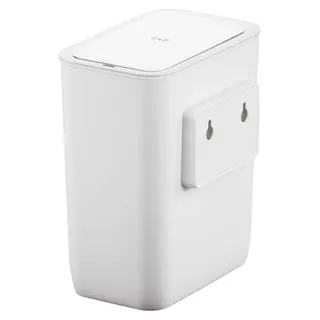 EKO - Morandi Smart Sensor Abfalleimer zur Wandmontage 8 Liter - Plastic - Weiß - Weiß
