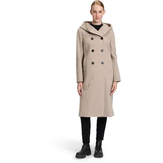 Gil Bret Wollmantel mit Kapuze, beige