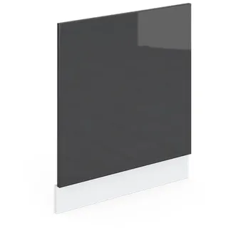 Vicco Unterschrank Frontblende R-Line 60 x 57,2 x 1,6 cm Anthrazit Hochglanz