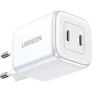 UGREEN Nexode 45W Dual USB-C PD Charger weiß