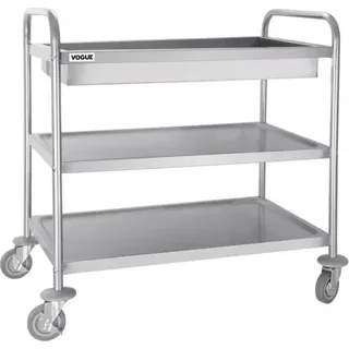 Vogue Edelstahl Servierwagen