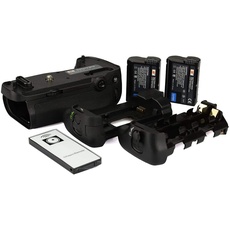 DSTE® Infrarot Fernbedienung Batterie Griff für Nikon D750 DSLR Digital Kamera als MB-D16 mit (2 packung) EN-EL15