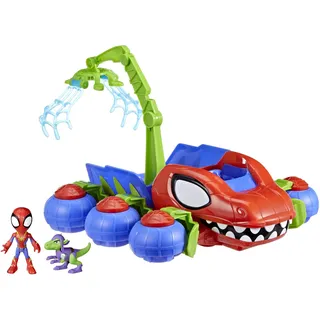 Hasbro Marvel Spidey und Seine Super-Freunde Dino-Krabbler Superhelden-Spielset, mit Spidey- und Dino-Figur und Transportspielzeug, Weihnachtsspielzeug für Kinder ab 3 Jahren