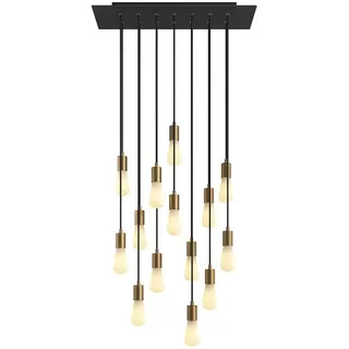 Creative Cables Rose-one Xxl 14 Falls Hängelampe - Matte Black - One Size