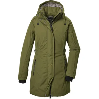 G.I.G.A. DX Damen Funktionsparka/Parka wasserdicht mit abzippbarer Kapuze GW 70 WMN PRK, olivgrün, 36, 41863-000