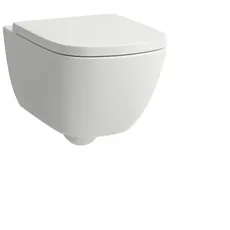 Laufen Palomba Wand-WC Tiefspüler, spülrandlos, H820802, Farbe: Weiß Matt