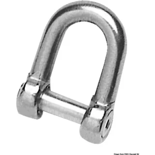 Edelstahl-Ankerbügel 5 mm, 10 Stück Set - Osculati 01.080.05