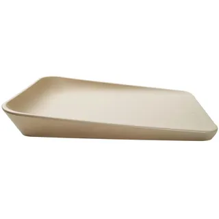 Leander Wickelauflage 50x70 cm Cappuccino - Samtig-weiche Wickelunterlage - Wasserabweisend und abwischbar - Rutschfest - Made in Dänemark
