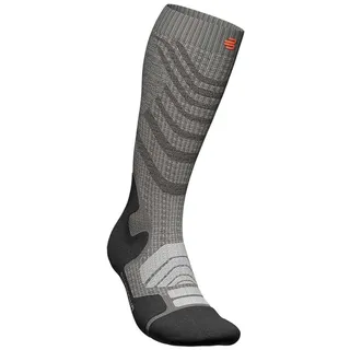 Bauerfeind Kompressionsstrümpfe Outdoor Merino Grau 43-46
