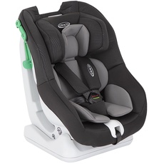 Graco ExtendTM LX R129 Reboarder Kindersitz, Autositz rückwärtsgerichtet ab Geburt bis ca. 4 Jahre (40-105 cm), ab 15 Monaten (76-105 cm) auch in Fahrtrichtung, Seitenaufprallschutz, schwarz, Midnight
