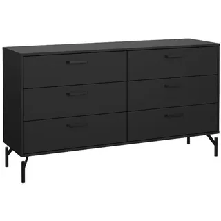 Best Price Sideboard Schwarz, - 138.7x76.6x39.8 cm,