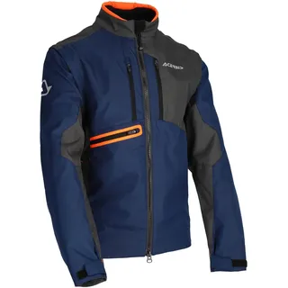 Acerbis Enduro-One Textiljacke Blau/Grau/Orange XL