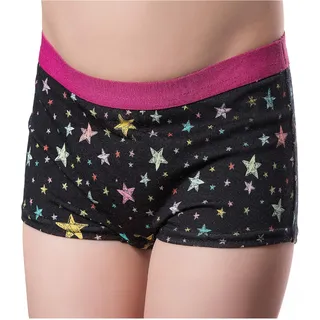 Dry & Cool Tages-Inkontinenzslip für Mädchen Unterwäsche Waschbar Absorbierende Einlage Stary Night, Schwarz, 110-116 (5-6 Jahre)