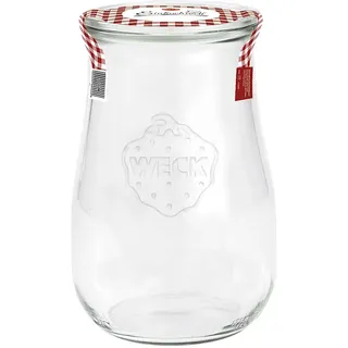 EINKOCHWELT Rundrandglas Tulpe 1750ml mit Deckel 100mm, klar