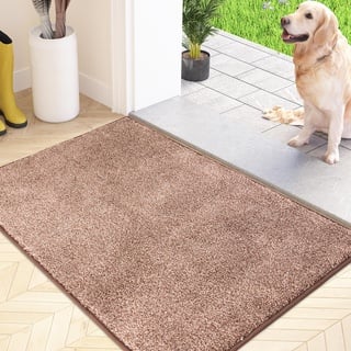 FCSDETAIL Schmutzfangmatte Innen 60 x 90 cm, rutschfeste Maschinenwaschbare Fußmatte, Sauberlaufmatte, Eingangstürmatte mit Wasserabsorbierenden, Fussmatte für Hund, Eingang, Haustür & Flur