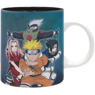 ABYstyle – Naruto Tasse mit 7 vs Haku/Zabuza, 320ml, Z108390 Transparent