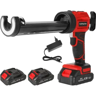 Elektrische Dichtpistole, wiederaufladbar, batteriebetrieben, leichtes Design, Mit 2 * Batterie