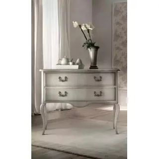 Italienische Möbel Einrichtung Kommode Sideboard Schrank Holz Kommoden - Grau