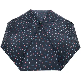 SMATI Faltbarer Regenschirm, Design in Frankreich – Gestell komplett aus Glasfaser – extrem robust – winddicht – automatische Öffnung