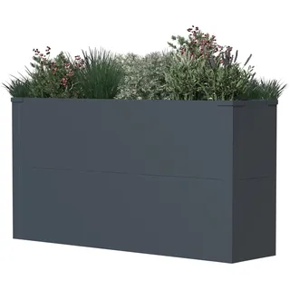Westmann Talus Pflanzkübel 100 x 25 x 52 cm Anthrazit