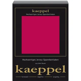 KAEPPEL Spannbettlaken Jersey-Elasthan 200 x 200 - 200 x 220 cm rot