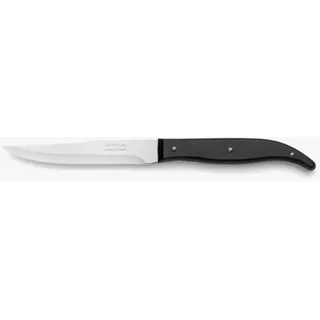 Arcos Steakmesser Serrierte Klinge Edelstahl Nitrum 110 mm - Perfekt für Fleisch - Schwarzer Nylon-Griff - Tischmesser-Serie