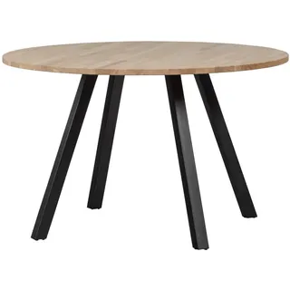 Livetastic Esstisch , Eichefarben , Holz , Eiche , massiv , rund , eckig , 120x75x120 cm , Variantenauswahl , Holzmöbel, Holztische, Esstische Holz, Massivholztische