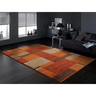OCI DIE TEPPICHMARKE Teppich »Castle Beppo« rechteckig 20 mm Höhe Kurzflor, Wohnzimmer, orange