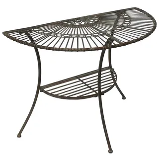 DanDiBo Ambiente Malega Konsolentisch 100 x 51 x 80 cm Grün