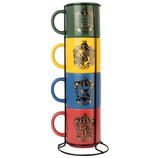 Grupo Erik Harry Potter Tasse 300ml 4 Einheiten - Multicolour