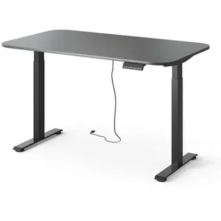 Vicco höhenverstellbarer elektrischer Schreibtisch Elevate, 140 x 80 cm 2 Motoren, - Schwarz,