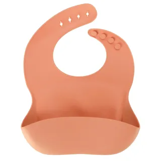 Silikon-Geschirrset für Babys, 4-teilig, Motiv: Bär, Farbe: Orange - Orange
